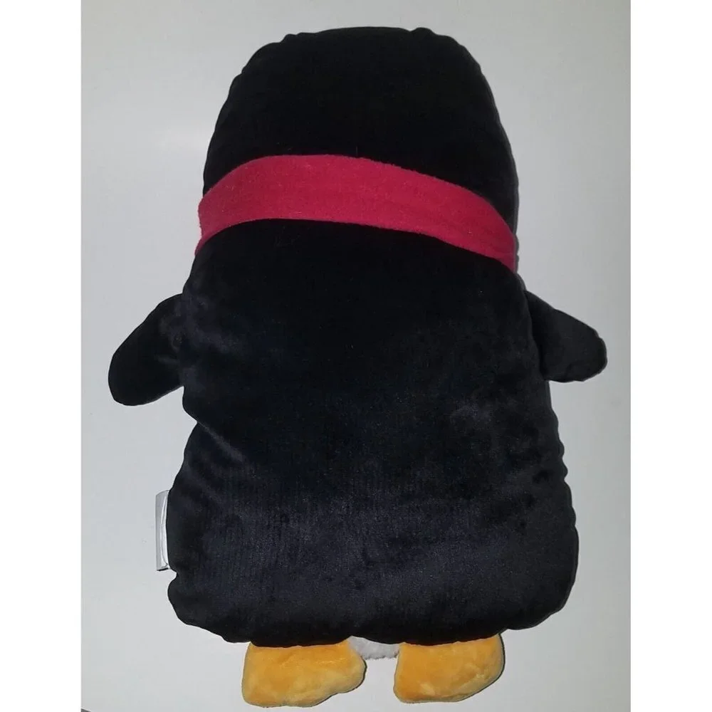 Cupcakes & Cashmere Penguin Plush Throw Pillow Stuffed Animal Toy Lovey Holiday